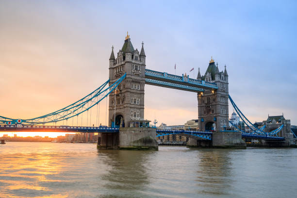 istock London skyline with Tower Bridge at twilight 640983138