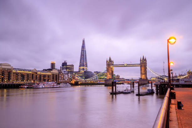 istock London skyline with Tower Bridge at twilight 640983162