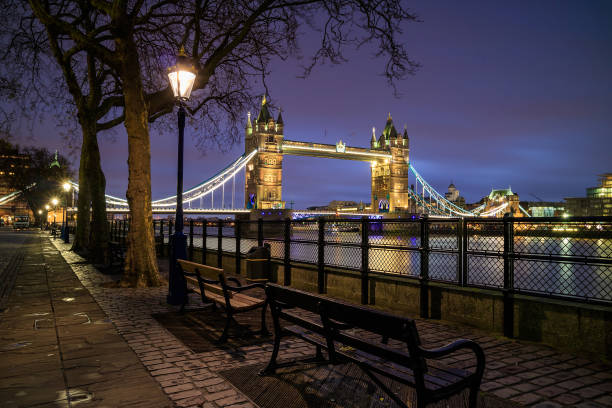 istock London skyline with Tower Bridge at twilight 640984336