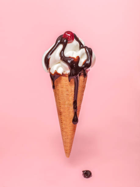 istock delicious ice cream cone isolated on pink background 640988678