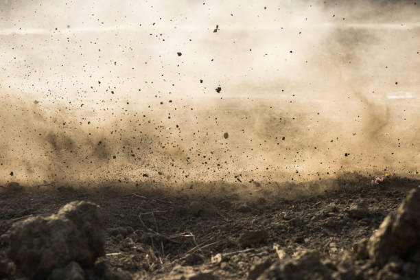 dirt fly after motocross roaring by - frame flower photograph old fashioned imagens e fotografias de stock