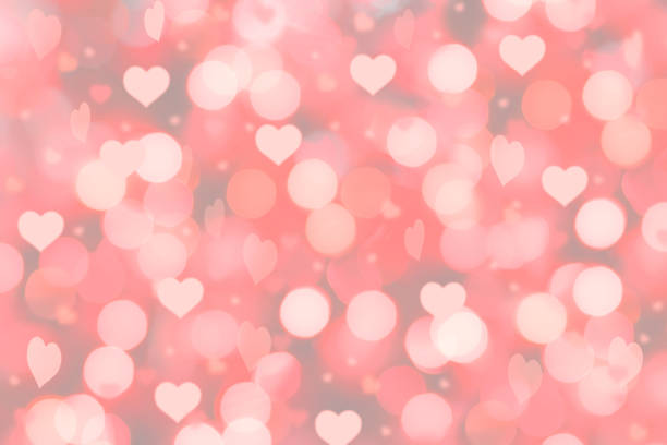 istock Happy Valentine's Day background with hearts. 640999044