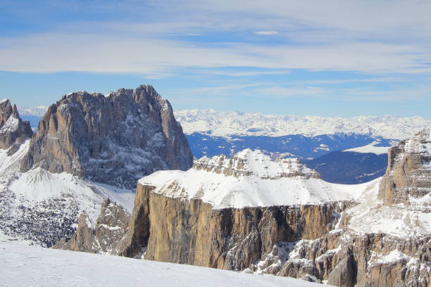 istock Winter Mountain Peaks in Canazei Europe Dolomites 641000512