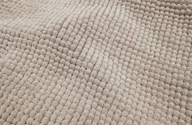 istock Detail of Brown Fluffy Fabric Texture Background 641003194