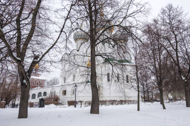 istock Novodevichy Convent in Moscow, Russia. 641011178