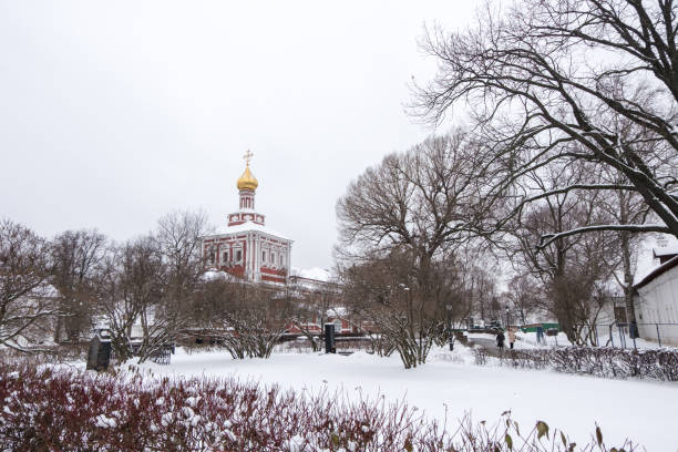 istock Novodevichy Convent in Moscow, Russia. 641011416