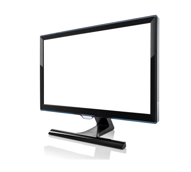 istock Computer monitor isolated on white background. 641012304