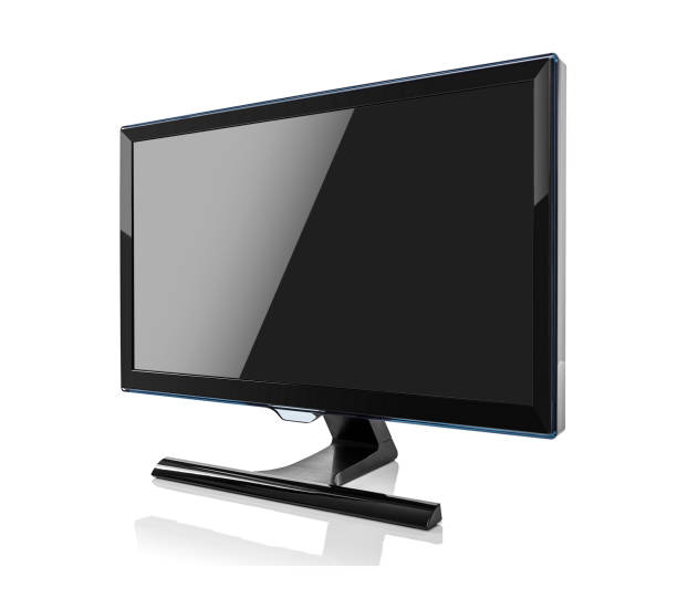 istock Computer monitor isolated on white background. 641012314