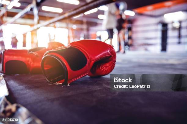Muay Thai Workout Boxing Gloves Close Up Stock Photo - Download Image Now - Boxing - Sport, Boxing Glove, Muay Thai