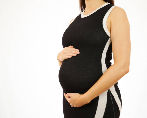 istock Pregnant Businesswoman Torso 641015808