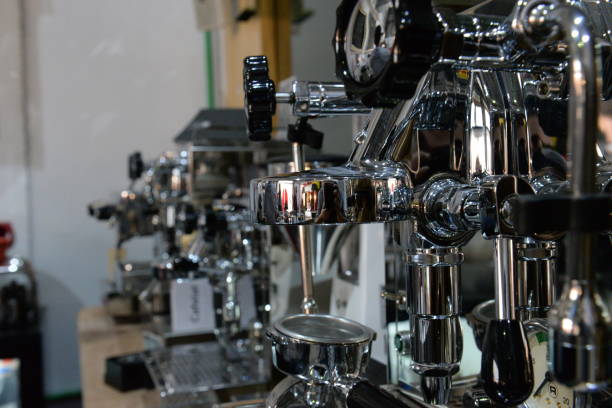 istock Coffee Machine in a Coffee Shop 641020420