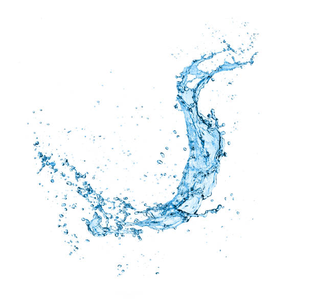 istock blue water splash isolated on white background 641021170