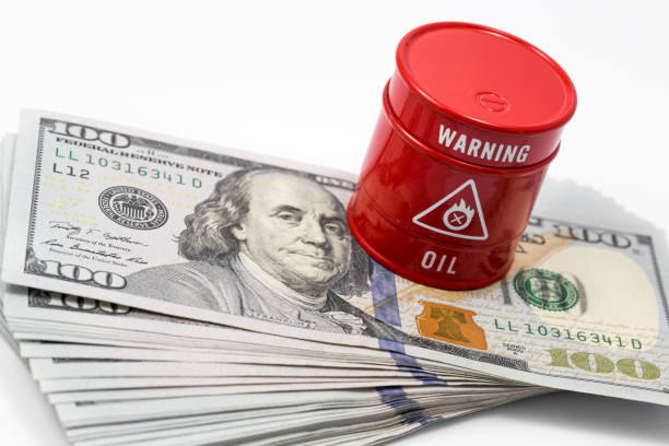 barrel oil, dollar stock photo