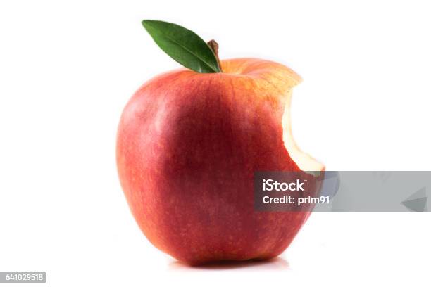 Apple Bite Stock Photo - Download Image Now - Apple - Fruit, Missing Bite, Biting