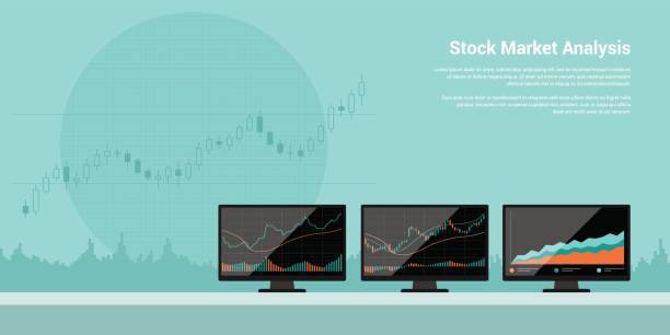 주식 시장 분석 - wall street stock illustrations