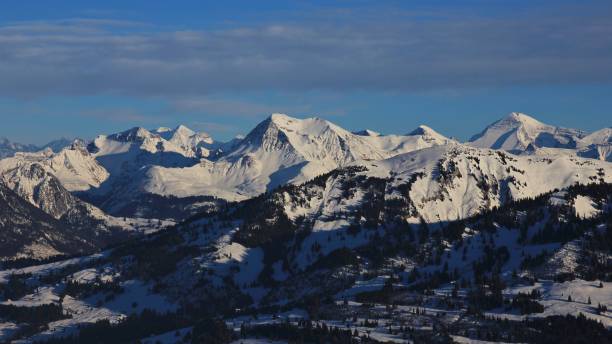 istock Mount Albristhorn and Rinderberg in winter 641034906