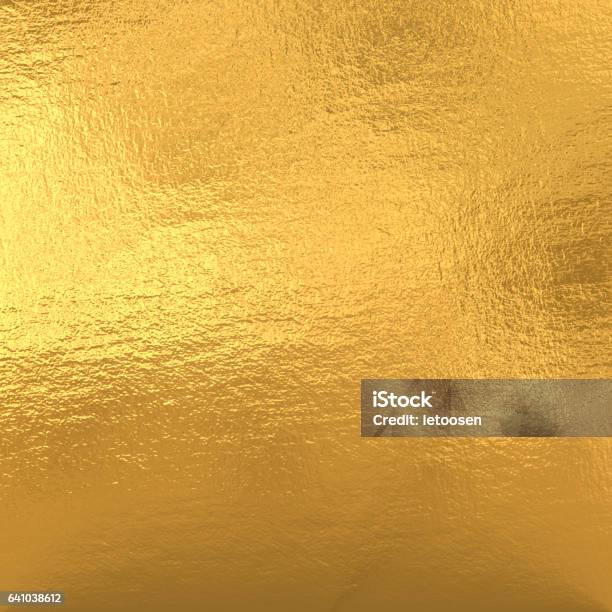 Gold Foil Stock Photo - Download Image Now - Gold - Metal, Gold Colored, Foil - Material