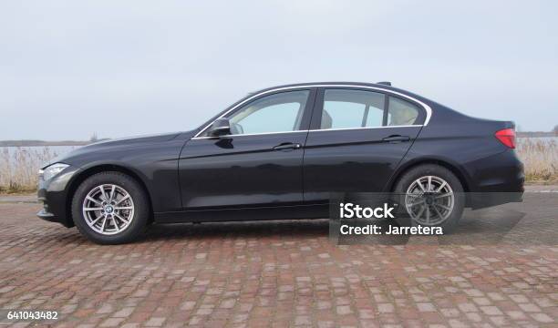 Black Bmw 320i Stock Photo - Download Image Now - BMW 3-Series, Almere, BMW