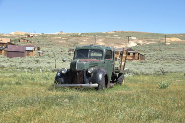istock Abandoned car - Bodie Ghost town - California 641044686