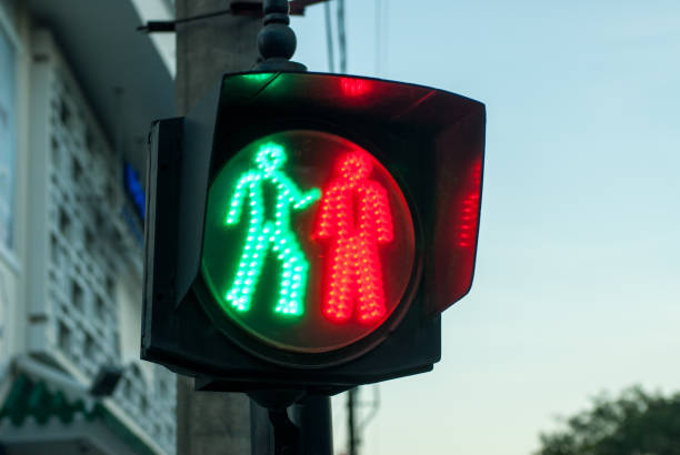 istock Funny traffic light in Hue, Vietnam 641049478