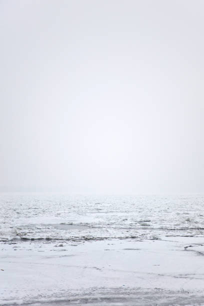 istock Frozen ice river in the winter 641052510