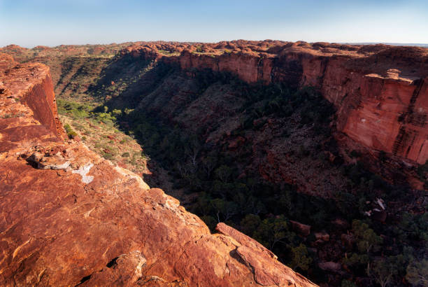 istock On Kings Canyon cliff edge looking down into the gorge 641054596