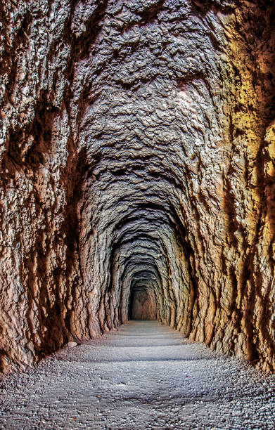 istock Walk pass in the Tunnel leading to the darkness, 641055020