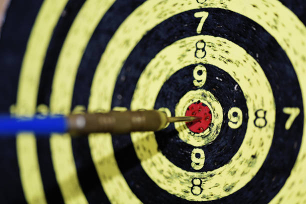 istock Abstract photo of darts. 641055326
