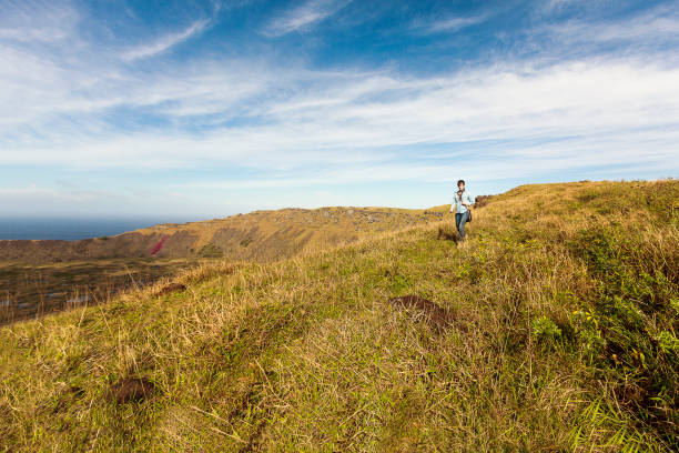 istock Woman Traveling in Easter Island 641063066