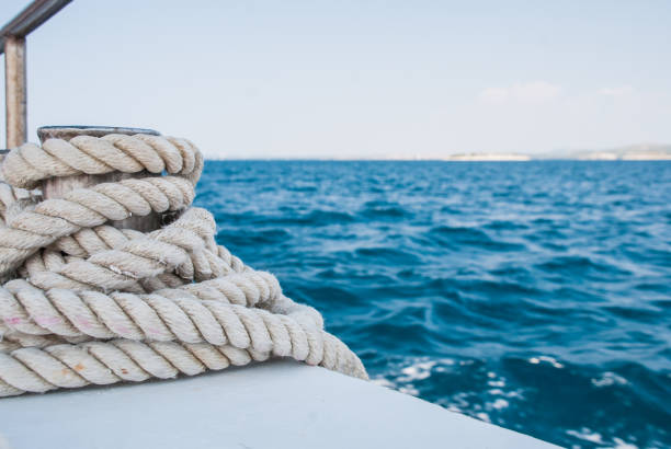istock Rope on the boat - detail 641064122