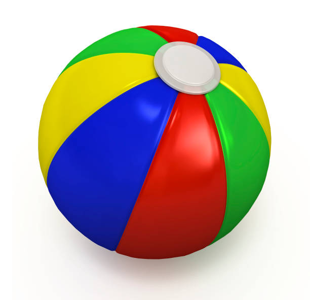 Beach ball. vector art illustration