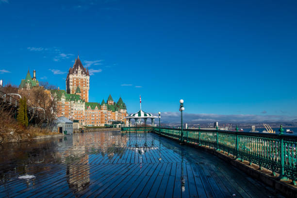 istock Frontenac Castle and Dufferin Terrace - Quebec City, Quebec, Canada 641075208