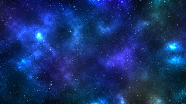 istock Cosmic Faraway Galaxy Background, stardust and bright shining stars. 641077786