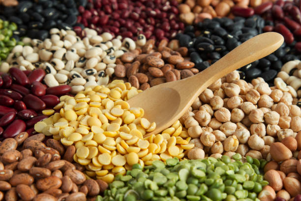 istock Soybean in grains legumes seed 641078348