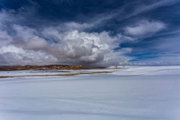 After the heavy snow，Ali Tibetan landscape,China