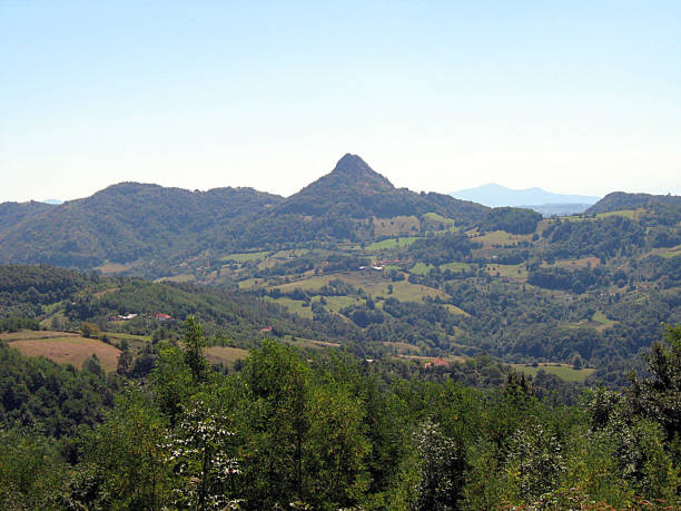istock Look at the mountain in the early summer morning 641084652