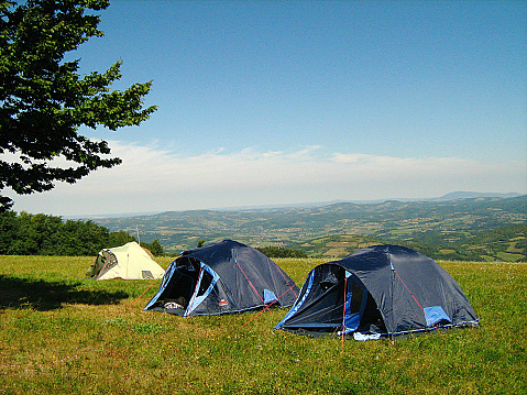 Scout Summer Camp on the mountain in Serbia