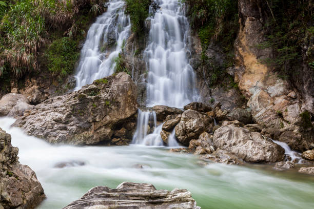 istock Waterfall in Huaping Nature reserve 641085834