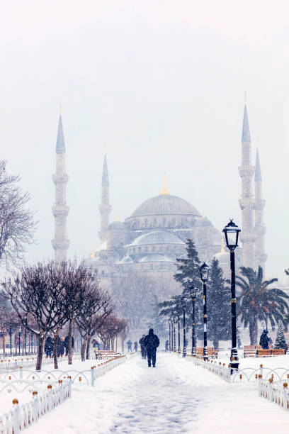 istock Istanbul Covered In Snow After Hit With Severe Snow Storm 641099702