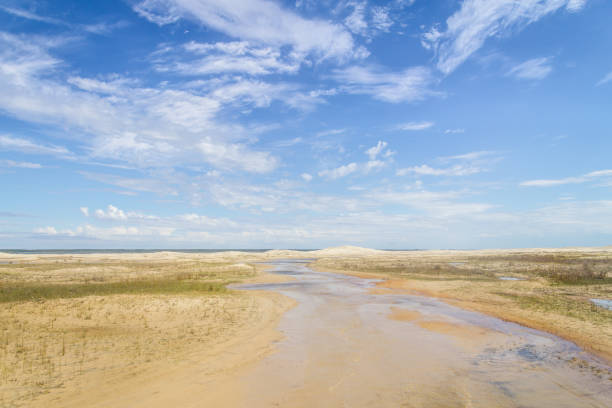 istock Dunes in the Lagoa do Peixe lake 641114010