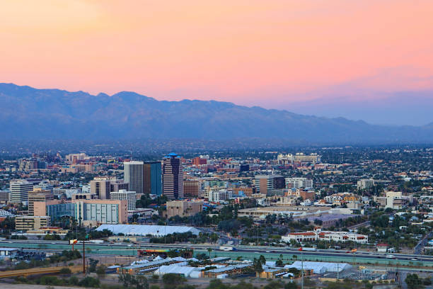 istock The Tucson city center at twilight 641114748