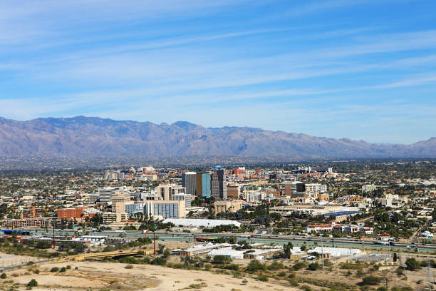 istock Aerial view of Tucson, Arizona 641115214