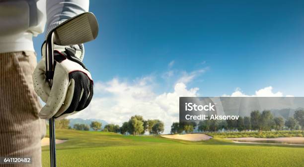 Golf Golf Course With A Golf Bag Stock Photo - Download Image Now - Golf, Golf Club, Tourist Resort