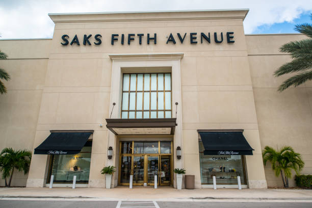 Saks Fifth Avenue Department Store In Boca Raton Usa Stock Photo - Download  Image Now - iStock