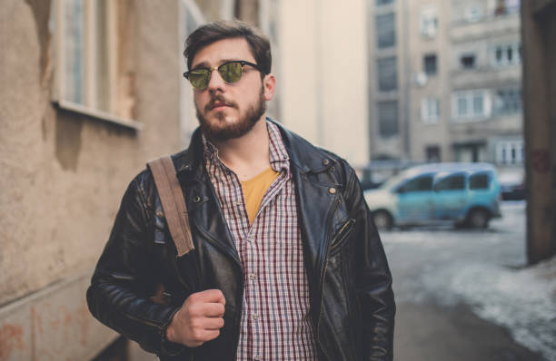 istock Handsome hipster outdoors 641131750