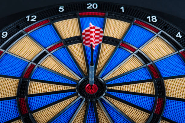 istock hitting the bulls eye 641135370