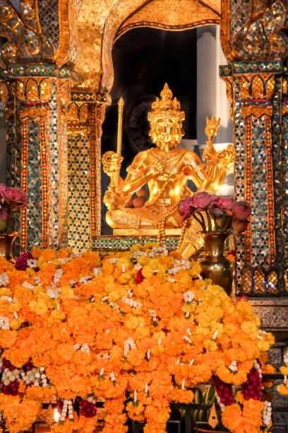 istock Erawan Shrine, Landmark in Bangkok, Thailand 641142800