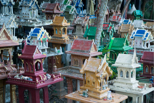 istock THAILAND LAMPANG MAE THA SPIRIT HOUSE 641143222