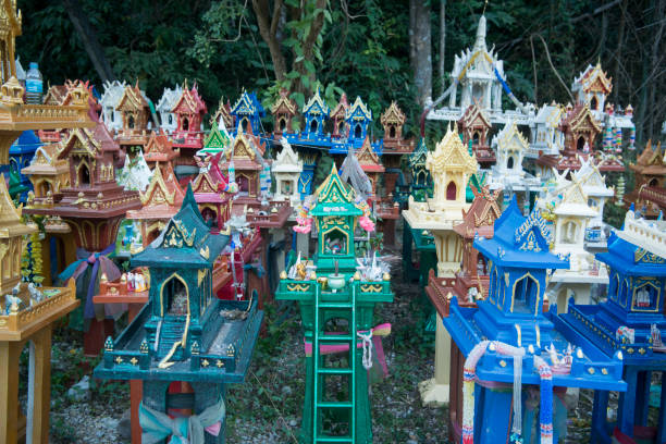 istock THAILAND LAMPANG MAE THA SPIRIT HOUSE 641143310