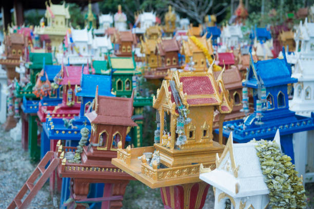 istock THAILAND LAMPANG MAE THA SPIRIT HOUSE 641143416